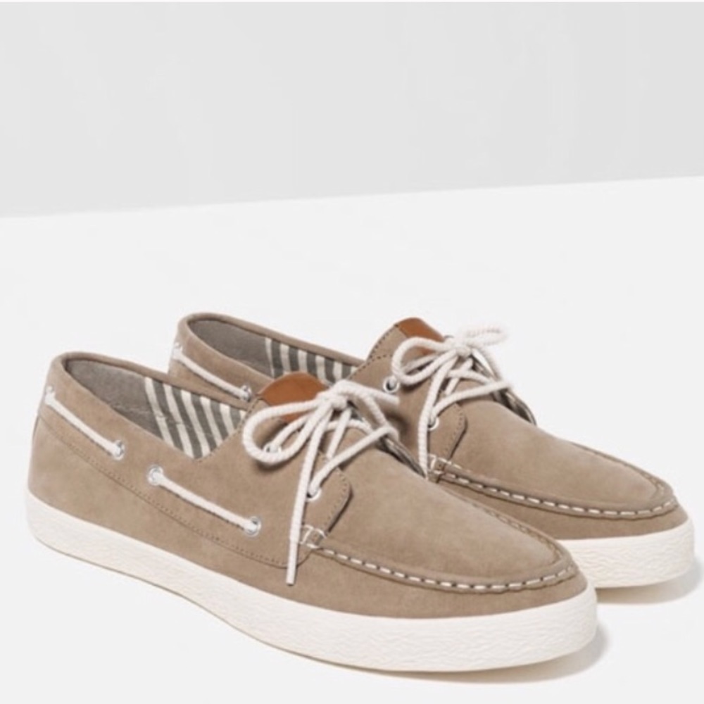 ZARA MEN’S BOAT SHOES BRAND NEW WITH TAGS